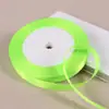 Fita Verde Fluorescente de 12345 cm de Largura Fita Fita de Seda Fita de Tecido Decoração de Feriado de Natal Casamento Artesanal