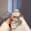 Gafas Cuadradas Lisas Artísticas Estilo Coreano para Mujer, Disponibles con Lentes Graduados, Brillantes de Moda con Filtro Luz Azul, Mismo Estilo que en Xiaohongshu