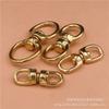 Anillo de Ocho de Latón Sólido en Stock, Anillo de Ocho de Cobre Puro Giratorio 360 Grados Hebilla para Correa de Mascota Anillo Giratorio Universal