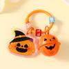 Llavero creativo de doble cara con etiqueta de Halloween, bonitos adornos para bolso, cadena de coche para pareja, pequeños regalos al por mayor