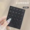 Influencer de Arte de Uñas Pegatinas de Copo de Nieve Hueco Pegamento de Parche de Copo de Nieve Navideño Hueco Plantilla de Pegatinas para Pintura en Spray Pegatinas para Uñas