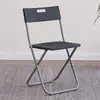 Silla Plegable para Uso en Casa, Silla de Plástico Moderna y de Moda para Fotos, Silla para Dormitorio, Oficina, Reuniones, Capacitación, Exterior con Respaldo, Venta al por Mayor