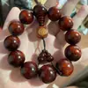 Pulsera de Palo de Rosa 2.0 de Mano de Madera Material Viejo con Alto Aceite y Alta Densidad