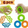 Tensionador de Dedos de Silicona Creativo Entrenador de Dedos Anillo de Tensión para Dedos Prevención de Mano de Ratón Fabricante Venta al por Mayor en Stock