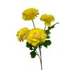 Flores Artificiales de 4 Cabezas, Flores de Seda de Loto, Flores Falsas para Bodas, Arreglos Florales para Paredes de Fondo Floral de Salón de Bodas, Venta al por Mayor Transfronteriza