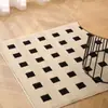 Felpudo moderno minimalista de alta gama para entrada, alfombra antideslizante resistente al desgaste para recibidor de casa, alfombrilla para dormitorio y estudio