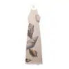 Vestido de punto para mujer estampado espalda con cordones sin espalda largo cuello halter comercio exterior otoño transfronterizo