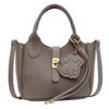 Bolso de Hombro Grande de Color Sólido con Textura, Moderno y Sencillo, para Mujer, Nuevo Modelo 2026, Bolso de Mano, Bolso Cruzado, Bolso de Viaje