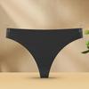 Europa e Estados Unidos transfronteiriço estrangeiro hot-selling sem costura de uma peça de gelo de seda senhoras cueca biquíni cintura baixa meninas cabeça fio dental