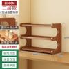 Prateleira de Encaixe Multicamadas para Mesa de Escritório de Madeira Prateleira de Armazenamento para Dormitório de Estudante Prateleira de Armazenamento para Copos de Água e Diversos para Quarto de Aluguel