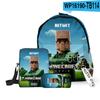 Nuevo Producto 3D Xinying Película Juego de Tres Piezas Bolso de Hombro Estuche para Lápices Mochila