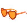 Otoño 2023 Nuevas Gafas de Sol Europeas y Americanas Amor Diamante Gafas Moda Gafas de Sol Corazón de Durazno Gafas de Sol de Mujer
