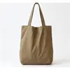 Bolsa tote grande de estilo artístico e fresco, bolsa de mamãe, bolsa de mão casual leve com múltiplos compartimentos, bolsa de ombro feminina