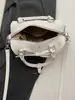 Bolsa Boston Floral com Laço Ins Estilo Coreano para Mulheres 2026 Novo Modelo de Alto Valor Tendência Bolsa de Ombro Transversal