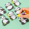 Notas Adhesivas con Forma de Panda Alienígena para Estudiantes, Lindas y Estéticamente Agradables, Papel Adhesivo para Notas para Diario, Notas de Mensajes y Notas Adhesivas Reutilizables