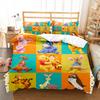 Amazon Desenho Animado Imagem/Mickey/Winnie Poodle Impressão Digital 3D Roupa de Cama Kit de Três Peças Comércio Exterior