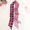 Pañuelo de Imitación Seda Estilo Coreano para Mujer, Decoración de Cuello de Aeromoza de Verano, Pañuelo para Atar Asas de Bolso, Cinta Larga Fina, Venta al por Mayor