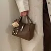 Bolso de Mimbre Estilo Coreano Bolso Cubo 2026 Primavera Nueva Moda Bolso Cubo Retro Bolso Cruzado Sencillo para Mujer