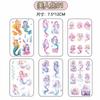 Pegatina de Brillo Lavable Impermeable de Dibujo Animado de Unicornio Maquillaje de Escenario Mesa Especial para Actuación Pegatina de Cosméticos Termo