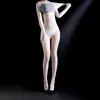 Medias de cuerpo completo sexys, brillantes, seductoras, de cinco dedos, 5D ultradelgadas, ajustadas, transparentes, body seductor para citas románticas, medias negras