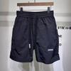 Shorts masculinos de verão, seda gelada, fina, externa, de secagem rápida, calças masculinas soltas, calças esportivas casuais de cinco pontos