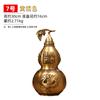 Adornos de calabaza de cuatro dioses, artesanía de cobre Fulu, adornos de latón, decoración para el hogar, sala de estar, tienda, escritorio, regalo de apertura