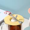 Tapa de Silicona para Taza con Orejas de Conejo de 10 cm Tapa Creativa a Prueba de Fugas y Polvo para Taza Tapa Sellada Multiusos para Taza de Agua Caliente para el Hogar