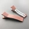 Yiwu joyería medio paquete cinta pinza de pico de pato a rayas color caramelo accesorios para el cabello horquilla hecho a mano diy color doble clip de enchufe