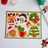 Cartão de Papel de Natal para Pirulito 2023 Boneco de Neve de Natal Botas Alce Decorativo Embalagem de Doces Papelão 6