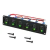 Cargador de Coche Control de Interruptor de 6 Posiciones Combinación 5 Pines Integrado RV Yates Coche de Pasajeros Autobús Alimentación Cargador de Coche