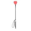Juguetes Sexuales para Adultos Sm Flirteo Restricción Látigo Mango de Cuero Pu en Forma de Corazón de Doble Capa Manillar Accesorios de Entrenamiento para Adultos