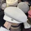 Boina de Lana Cálida y de Moda para Otoño e Invierno, Celebridad de Internet para Mujer, Estilo Nicho, Gorro de Lana Tipo Calabaza que Cubre Corto, Gorro de Moda