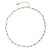 Moda Europea y Americana Retro Otoño e Invierno Accesorios Maillard Piedra Natural Perla Real Ojo de Tigre Collar de Cuentas Joyería al por Mayor