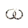 Oferta Especial Nuevos Pendientes Minimalistas de Cuero con Estampado de Leopardo y Círculo Geométrico Diseño de Nicho Simples Exquisitos Modernos Pendientes de Alta Gama