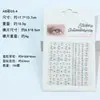 Gemas Faciais Brilhantes com Strass em Formato de Coração Acrílico Diamante Pérola Adesivos Faciais Populares Transfronteiriços do Fabricante