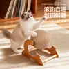 Bola de Arranhar para Gato em Forma de C, Placa de Arranhar para Gato Resistente ao Desgaste, Bola Vertical de Sisal, Arranhador para Gato, Estrutura de Escalada para Gato, Brinquedos e Acessórios Completos para Gato