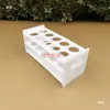 Rack Colorimétrico Resistente a Ácidos y Álcalis de Polipropileno Pp Rack para Tubos de Ensayo Rack para Tubos de Centrifugación 10ml25ml50ml100ml