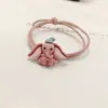 Cuerda de cabeza de Dumbo de acrílico coreano, corazón de niña, banda de goma de alta elasticidad, cuerda para el pelo, red roja, anillo para el pelo lindo, accesorios para el pelo al por mayor