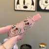 Exquisito y dulce pasador de cristal con pedrería, pinza de cocodrilo, pinza BB, pinza para fleco de frente, pinza lateral, accesorio versátil para el cabello de uso diario