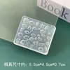 Popular nuevo molde para decoración de uñas de vida marina, silicona de alta transparencia, molde especializado antioxidante para hacer accesorios de uñas ponibles