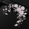 Accesorios de Peine para Novias de Moda para Mujer Flor de Cerámica Suave Coreana Perla Peine para el Cabello Transfronterizo Aliexpress Venta Caliente Accesorios de Peine al por Mayor