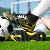 Chuteiras de Futebol Transfronteiriças Comércio Exterior Masculinas e Femininas Sapatos de Futebol Esportivo com Travas para Estudantes Universitários Competição de Futebol Indoor Sapatos de Treino