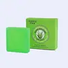 Sabonete de Óleo Essencial de Íris com Aloe Vera Sabonete Quadrado Sabonete Artesanal Limpeza e Hidratação Dropshipping
