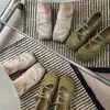 Zapatos Mary Jane Retro de Punta Cuadrada con Tira Cruzada para Mujer 2026 Verano Nuevos Tela Transpirable Suela Suave Planos de Tacón Bajo