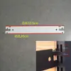 Soporte de Estante de Supermercado, Soporte de Estante de Cuatro Columnas, Soporte de Estante de Madera de Cuatro Columnas, Pie de Soporte de Estante en Forma de Cuerno