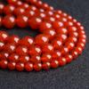 Productos genuinos cristal natural 7A ágata roja cuentas sueltas semiterminadas joyería DIY con cuentas cuentas para pulsera cuentas de ágata roja