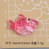 Fofo Transparente Tubarão Desenho Animado Artesanal DIY Cola de Creme Resina Pequenos Acessórios para Tamancos Charms de Sapato Materiais Atacado