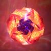 Laser Solar Transfronteiriço Bola Colorida Pendurada ao Ar Livre Árvore Decoração de Jardim Iluminação Atmosfera Paisagem Luz Noturna