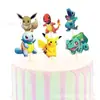 Tema Pikachu Pokémon Decoración de Fiesta de Cumpleaños Pokémon Traje Bandeja de Papel Globo Pancarta Tarjeta para Pastel