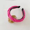Diadema Retorcida Simple Hecha a Mano Estilo Coreano para Mujer, Diadema Ancha Antideslizante para Lavarse la Cara, Accesorio para el Cabello para Mujer, Pinza para el Cabello, Diadema que Reduce la Edad